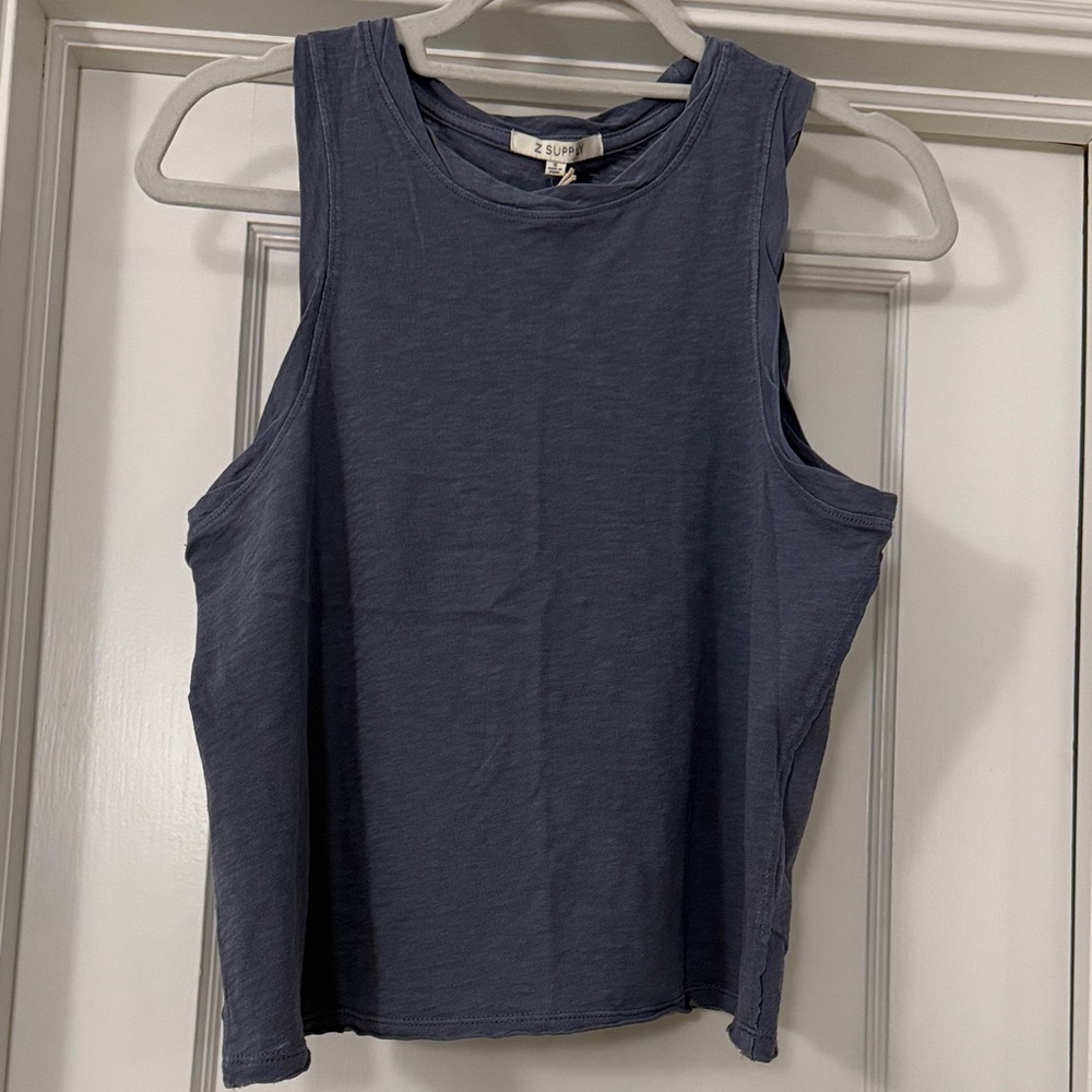 Z Supply Navy Muscle Tee